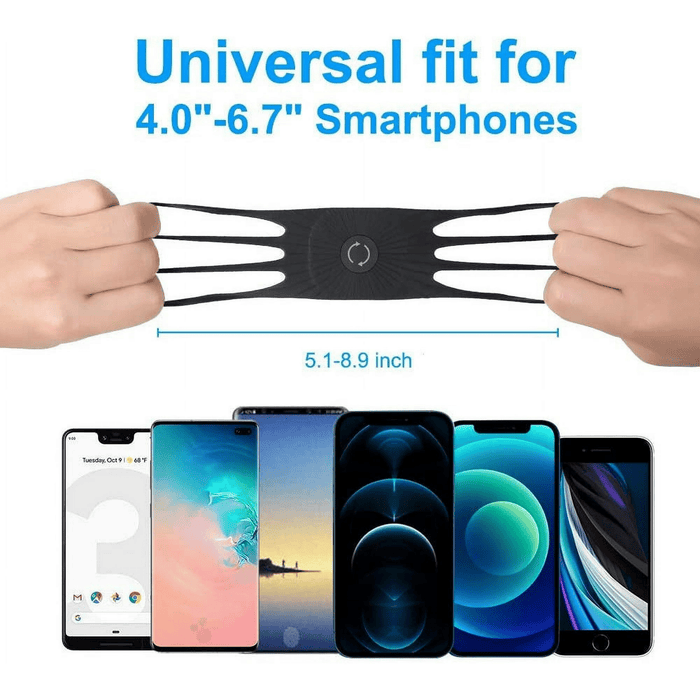 Phone Holder for Running Wristband, 360¡ã Rotatable & Adjustable Cellphone Sports Band Case for iPhone Samsung Smartphones for Workout Exercise Fitness Gym Walking