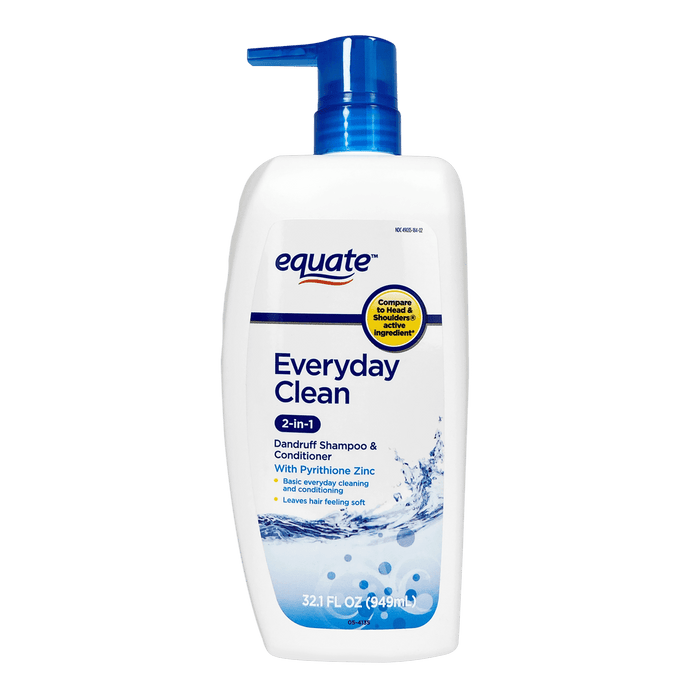 Equate 2N1 Everyday Clean Dandruff Shampoo and Conditioner; 32.1 fl oz