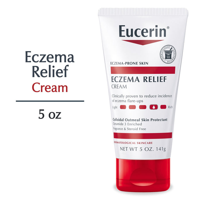 Eucerin Eczema Relief Body Cream, Fragrance Free Eczema Lotion, 5 Oz. Tube