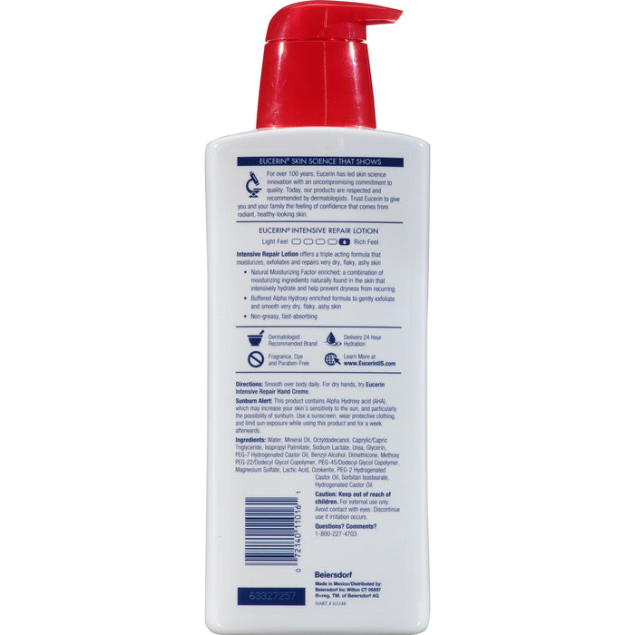 Eucerin Intensive Repair Very Dry Skin Lotion 16.9 fl. oz.