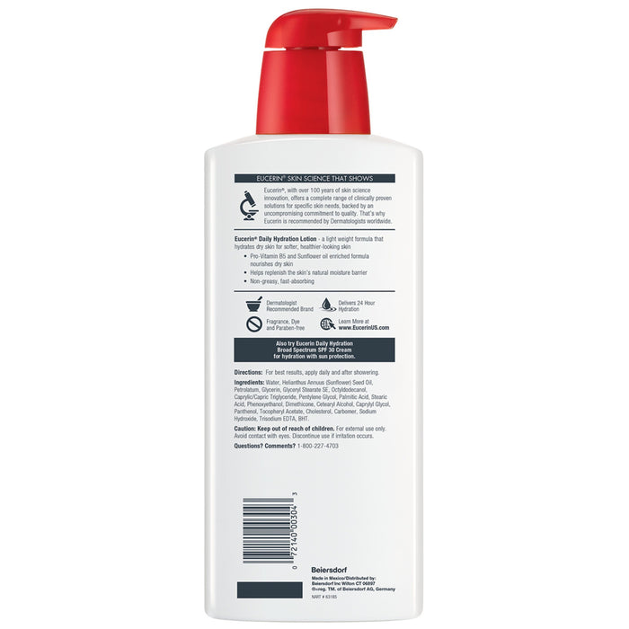 Eucerin Daily Hydration Body Lotion 16.9 oz.