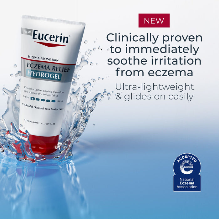 Eucerin Eczema Relief Hydrogel, Fragrance Free, Steroid Free, 5 oz Tube