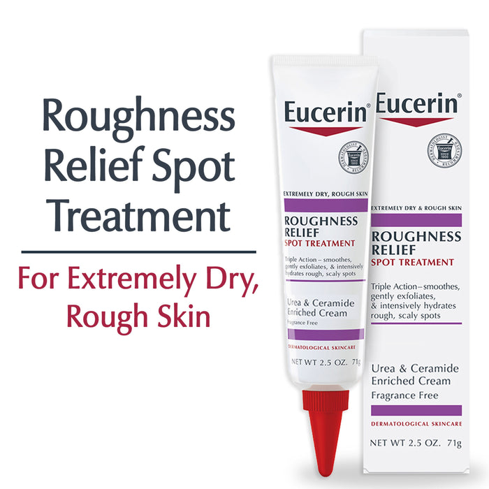 Eucerin Roughness Relief Spot Treatment, Fragrance Free, 2.5 oz Tube