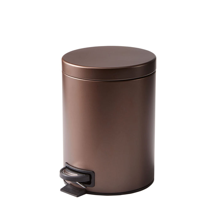 Better Homes & Gardens Bronze SS 1.3 Gallon Metal Bathroom Waste Basket