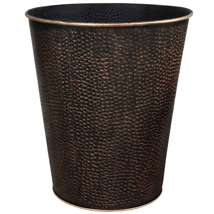 Wastebasket for Bedroom, Bathroom, Trash Can 6 Liters, Bronze, Stainless Steel