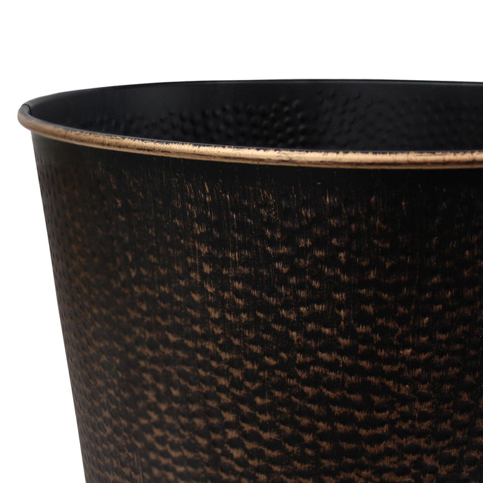 Wastebasket for Bedroom, Bathroom, Trash Can 6 Liters, Bronze, Stainless Steel