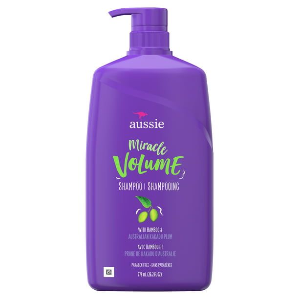 Aussie Miracle Volume Shampoo; Paraben Free; 26.2 fl oz