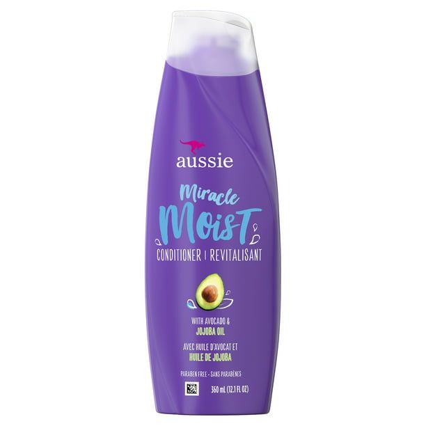 Aussie Miracle Moist Conditioner for Dry Hair; Paraben Free; 12.1 oz