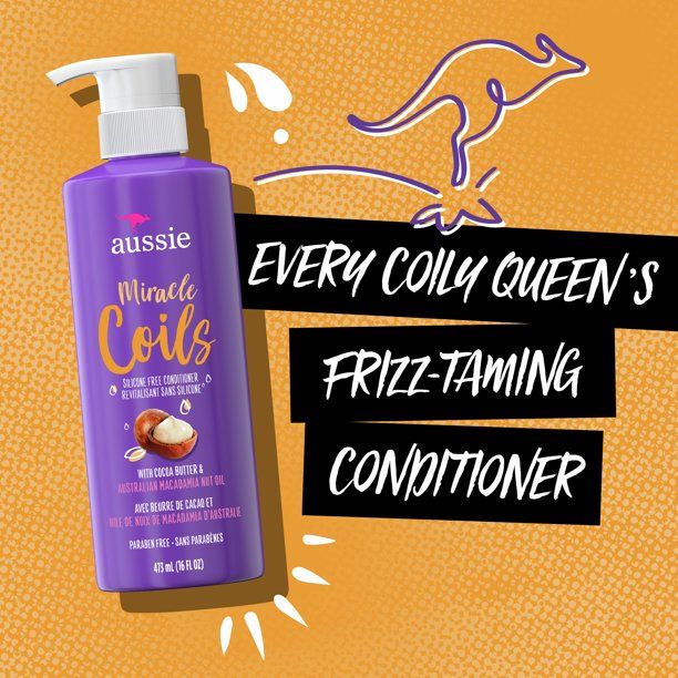 Aussie Miracle Coils Conditioner; Paraben Free; 16 oz