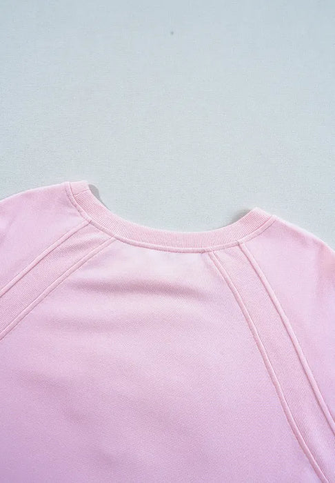 Valentine’s Day HUG AND KISSES Round Neck Sweatshirt