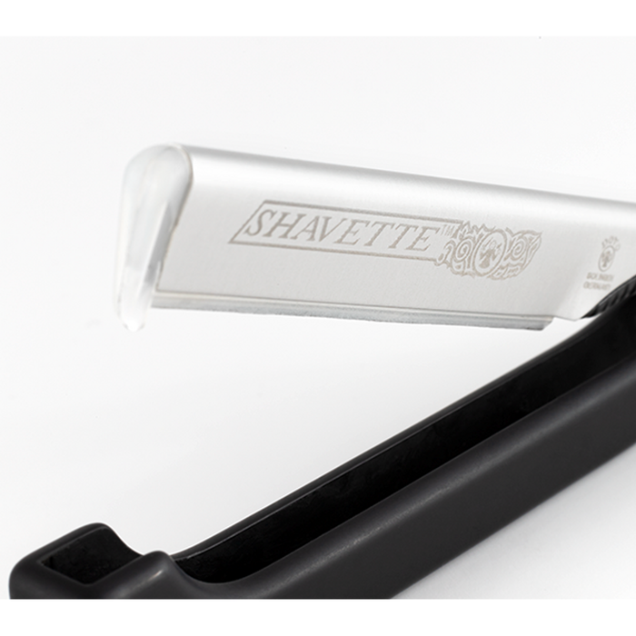 Dovo Shavette Straight Razor w/ Black Handle 201081