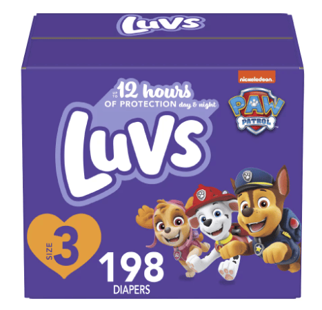 Luvs Diapers, Size 3, 198 Count