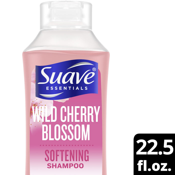 Suave Softening Shampoo Wild Cherry Blossom; 22.5 oz