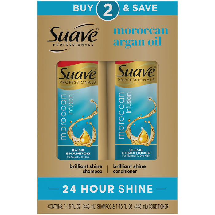 Suave Professionals Moisturizing Shine Enhancing Daily Shampoo & Conditioner