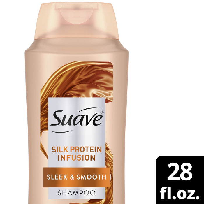 Suave Silk Protein Infusion Sleek And Smooth Shampoo; 28 fl oz