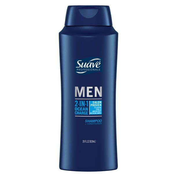 Suave Men 2-in-1 Ocean Charge Shampoo and Conditioner; 28 fl oz