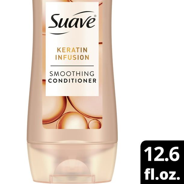 Suave Keratin Infusion Smoothing Conditioner Frizzy Hair; 12.6 fl oz