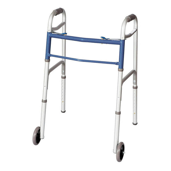 Carex Two Button Walker With Wheels