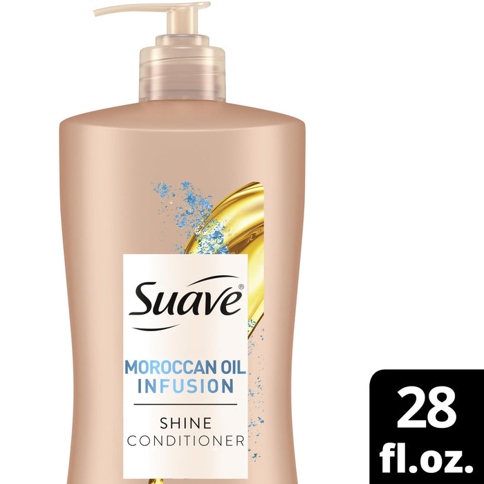 Suave Moroccan Oil Infusion Shine Conditioner; 28 fl oz