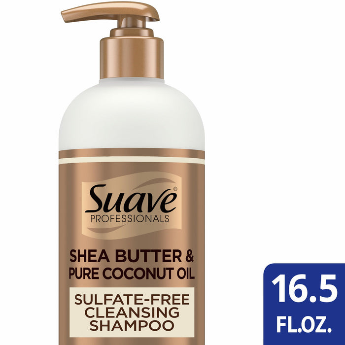 Suave Shea Butter & Pure Coconut Oil Moisturizing Shampoo; 16.5 fl oz