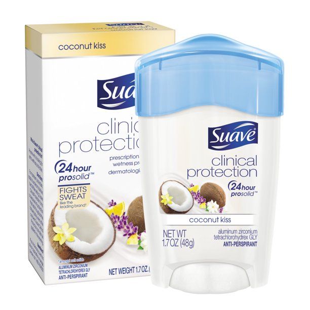 Suave Deodorant Clinical Antiperspirant Coconut Kiss; 1.7 oz