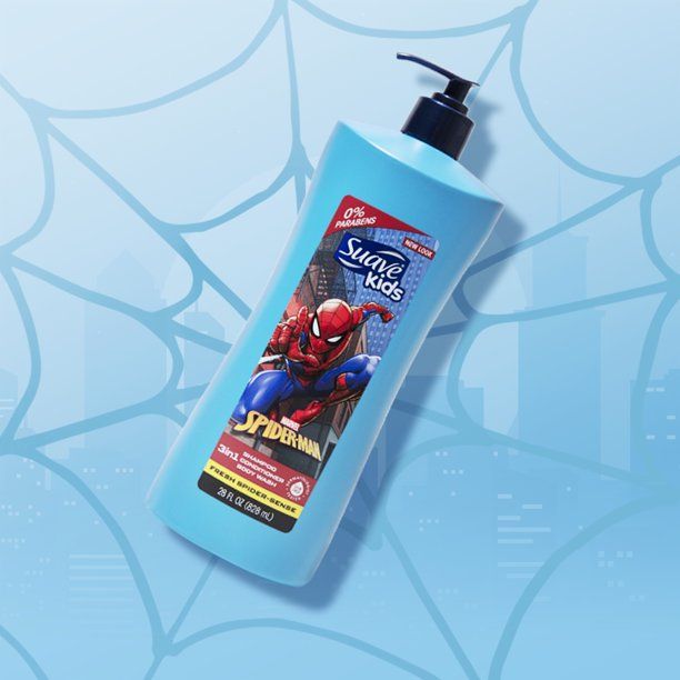 Suave Kids Fresh Spider-Sense; 3 in 1 Shampoo Conditioner Body Wash; 28 oz