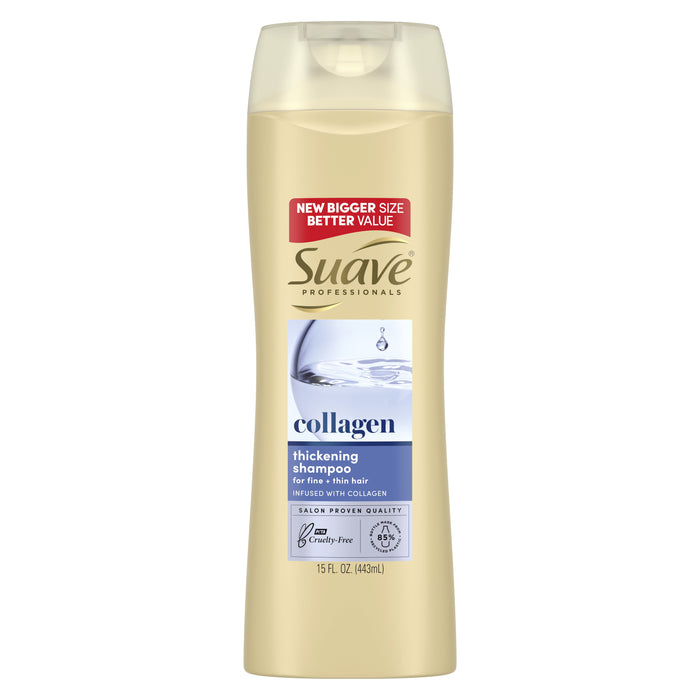 Suave Professionals Moisturizing Thickening Daily Shampoo with Collagen; 15 fl oz