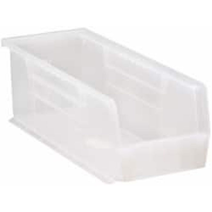 Quantum Storage Systems Ultra Series Stack And Hang 6 Gal. Bin In Clear