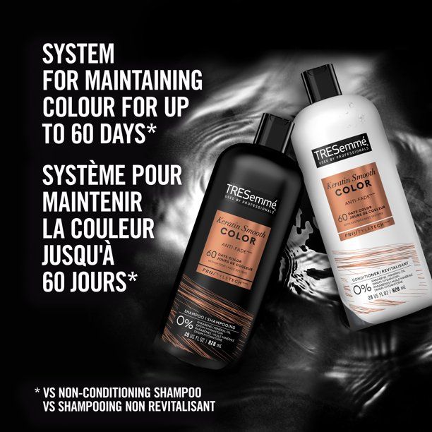 Tresemme Cruelty-free Keratin Smooth Color Sulfate-Free Shampoo; 28 oz