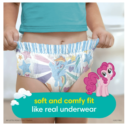 Pampers Easy Ups Female Training Underwear, 2T-3T, 84 Count