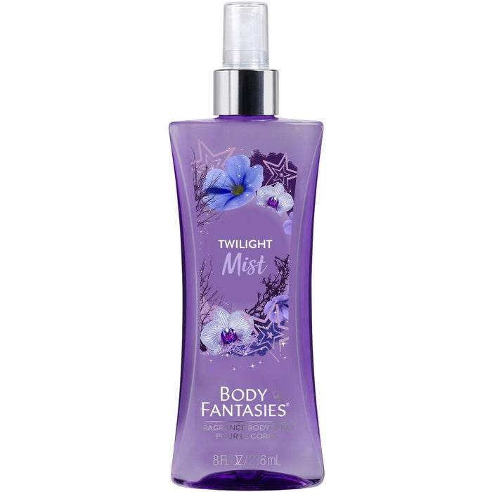 Body Fantasies Signature Twilight Mist Fragrance Body Spray, Mesmerizing Floral & Vanilla Scent, 8 fl oz