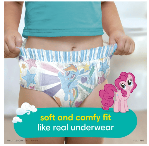 Pampers Easy Ups Training Underwear Girls Size 5 3T-4T 76 Count