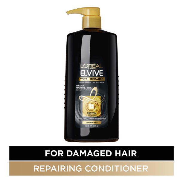 L'Oreal Elvive Total Repair 5 Repairing Conditioner with Protein and Ceramide; 28 fl oz