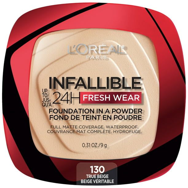 L'Oreal Paris Infallible Up to 24H Fresh Wear Foundation in a Powder; True Beige; 0.31 fl. oz