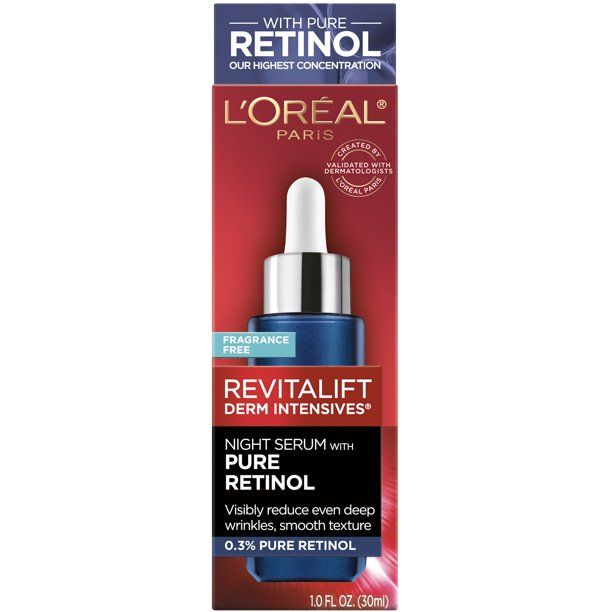 L'Oreal Paris Revitalift Pure Retinol Night Face Serum; 1 fl oz