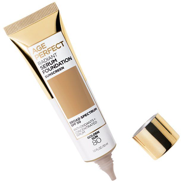 L'Oreal Paris Age Perfect Radiant Serum Foundation with SPF 50; Golden Sun; 1 fl oz