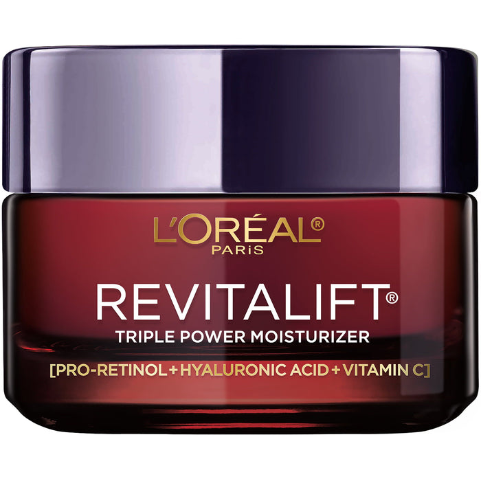 L'Oreal Paris Revitalift Triple Power Anti-Aging Face Moisturizer Cream; 1.7 oz