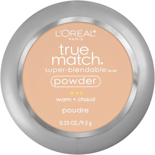 L'Oreal Paris True Match Super-Blendable Oil Free Makeup Powder; Nude Beige; 0.33 oz