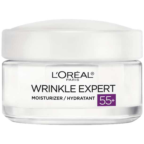 L'Oreal Paris 55+ Moisturizer Anti-Aging Face Moisturizer; Wrinkle Expert; 1.7 oz