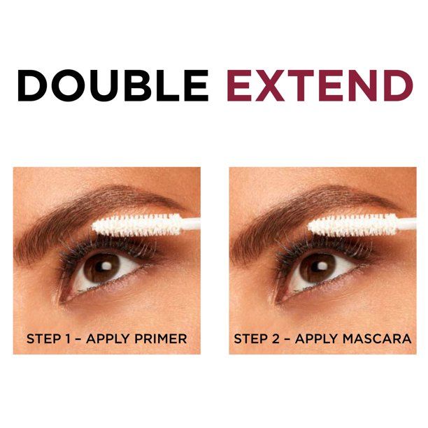 L'Oreal Paris Double Extend Lash Extension Effect Mascara; Black