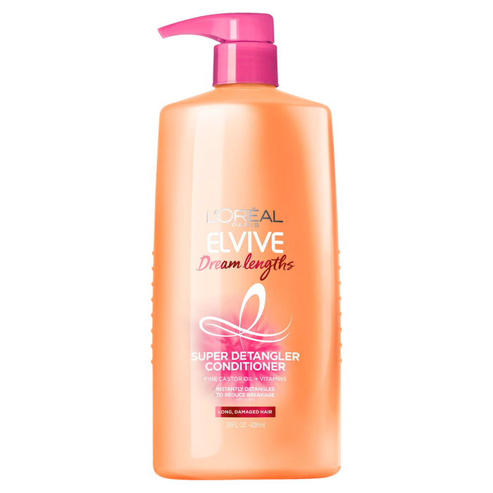 L'Oreal Elvive Dream Lengths Super Detangler Conditioner with Castor Oil; 28 fl oz