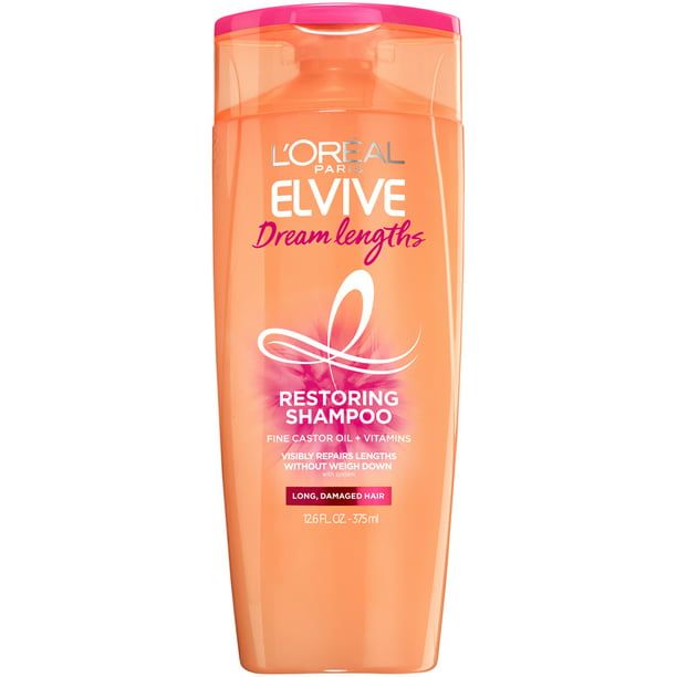 L'Oreal Paris Elvive Restoring Shampoo with Castor Oil; 12.6 fl oz