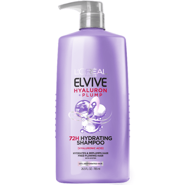 L'Oreal Paris Elvive Hyaluron Plump Hydrating Shampoo with Hyaluronic Acid; 26.5 fl oz