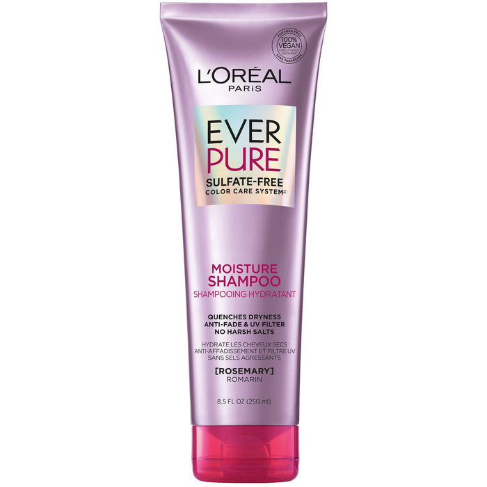 L'Oreal Paris EverPure Moisture Sulfate Free Shampoo for Dry Hair; 8.5 fl oz