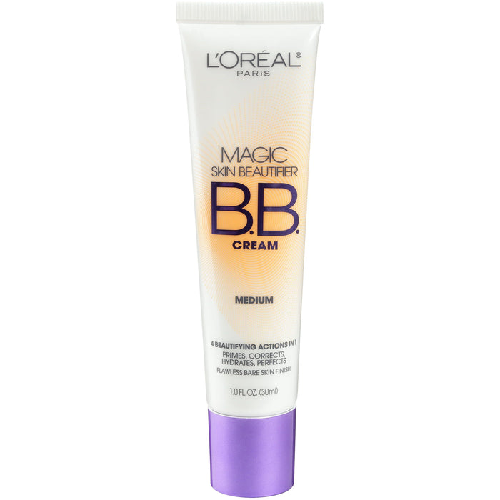 L'Oreal Paris Magic Skin Beautifier BB Cream for Face with Vitamin C & E; Medium; 1 fl oz