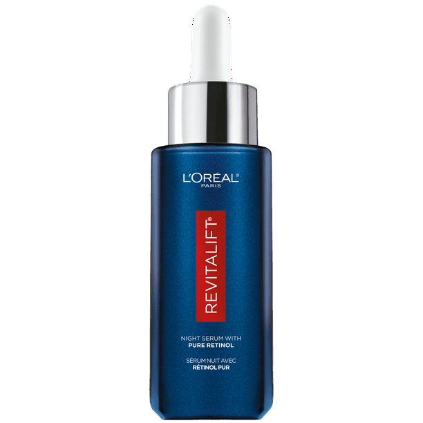 L'Oreal Paris Revitalift Night Serum with Pure Retinol Serum, 1 fl oz