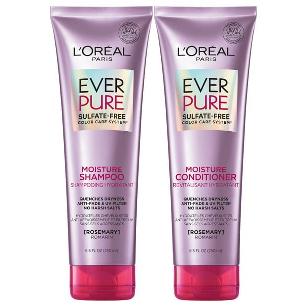 L'Oreal Paris EverPure Sulfate Free Moisture Shampoo and Conditioner Set