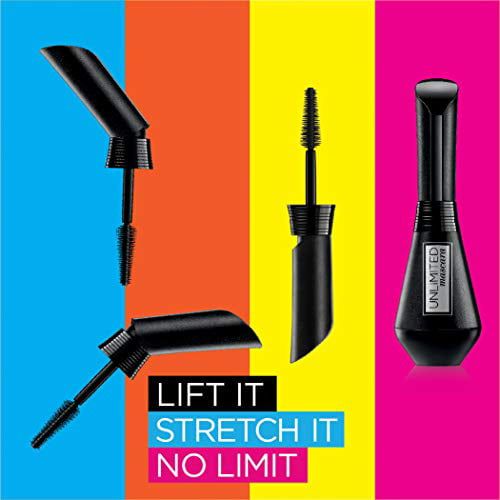 L'Oreal Paris Unlimited Lash Lifting And Lengthening Washable Mascara, Black