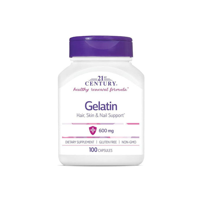 21st Century Gelatin (600 Mg - 100 Capsules)