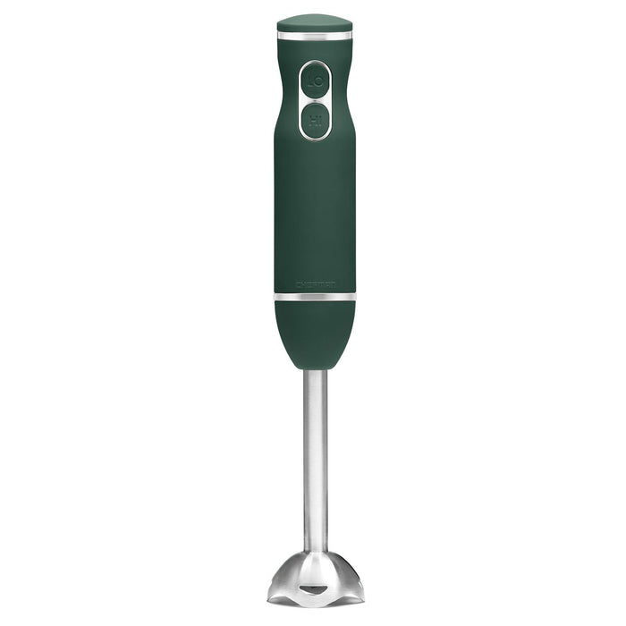 Chefman Immersion Stick Hand Blender with Stainless Steel Blades Ice Crushing Power Dark Green